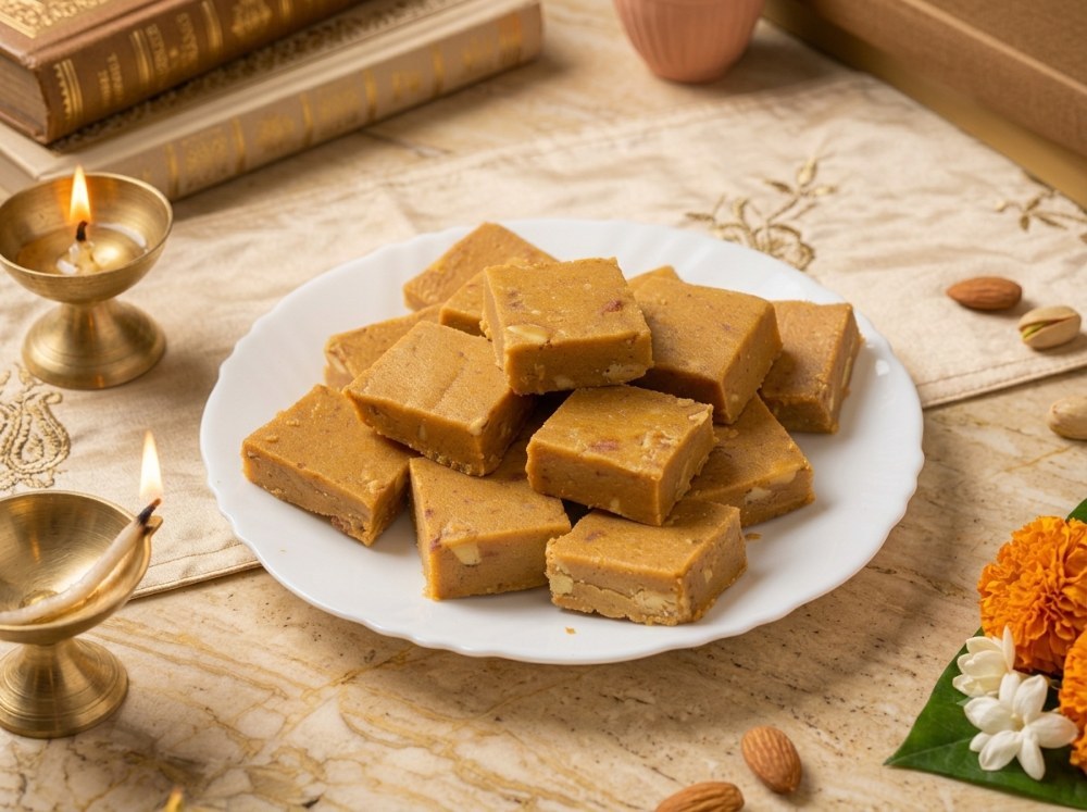 Chana Badam Burfi