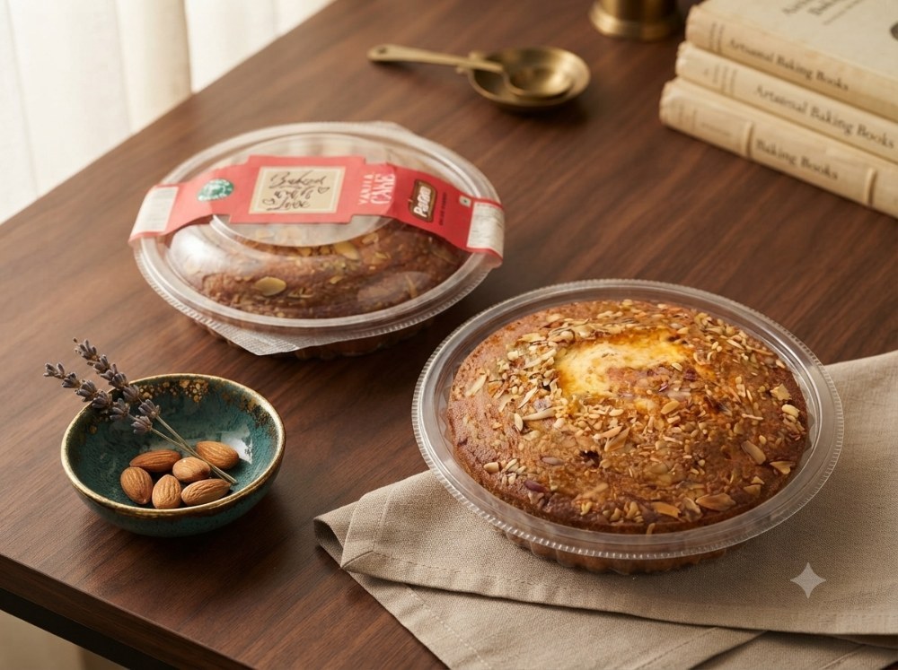 Round Vanila Dry Cake