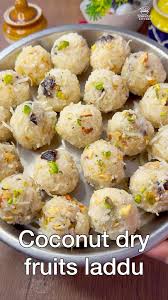 Coconut Dry Fruit Laddu
