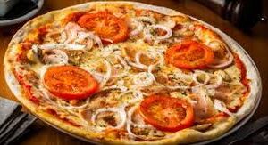 Onion Tomato Pizza